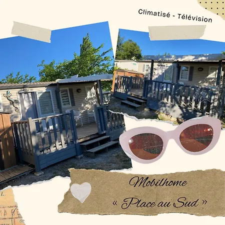 Mobilhome Place Au Sud Climatise-tv Dans Un Camping Familial *